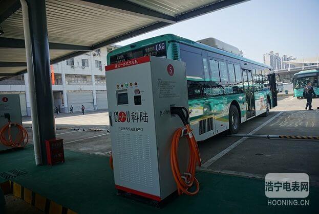 江西省常委、常務副省長莫建成參觀由科陸電子參與建設的國內首個民間資本投資新能源汽車充電站