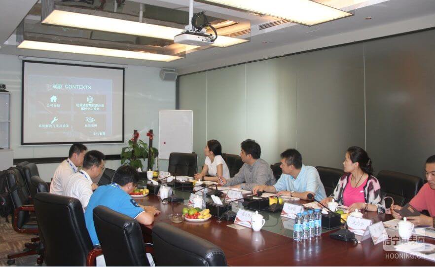 政企合作 * 新疆達坂城區領導一行蒞臨科陸電子指導考察