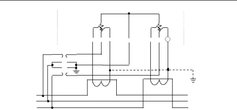 三相三線經電壓、電流互感器 接入式電能表接線圖
